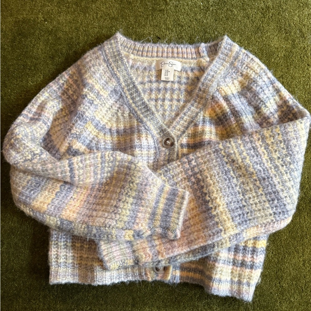 Jessica Simpson Pastel Striped Cardigan